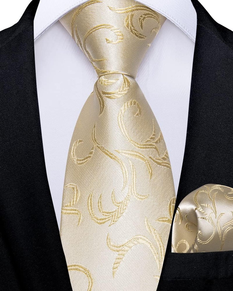 DiBanGu Boys Pre-tied Neckties and Pocket Square Set Adjustable Strap Tie for Kids Wedding Party Graduation School Uniforms - Image 2